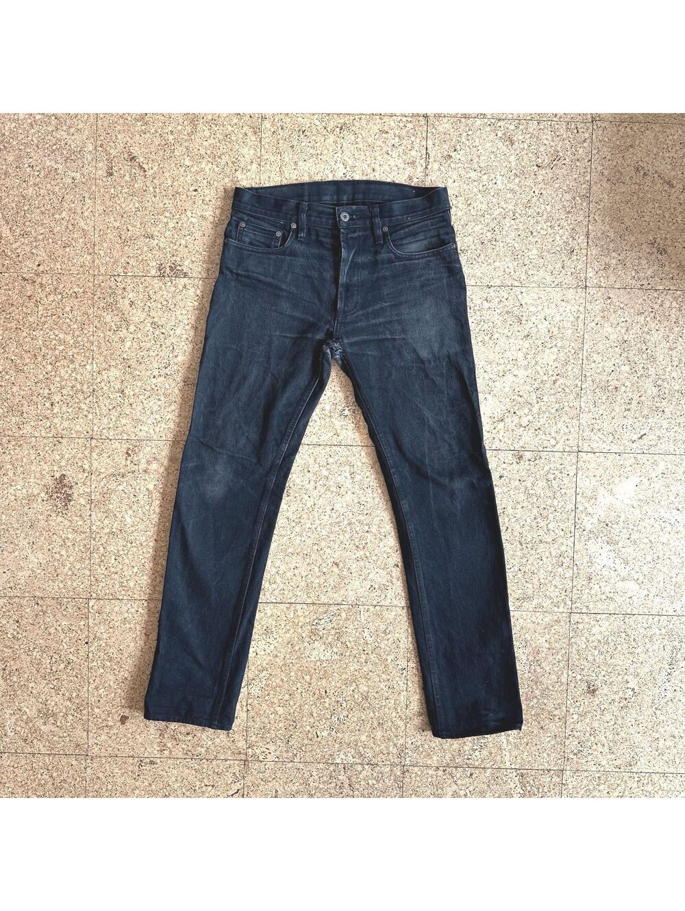 3sixteen ST-220X Dbl Black Selvedge Denim Jeans 31x31 Kuroki 14.5oz US Thrashed - Picture 1 of 11